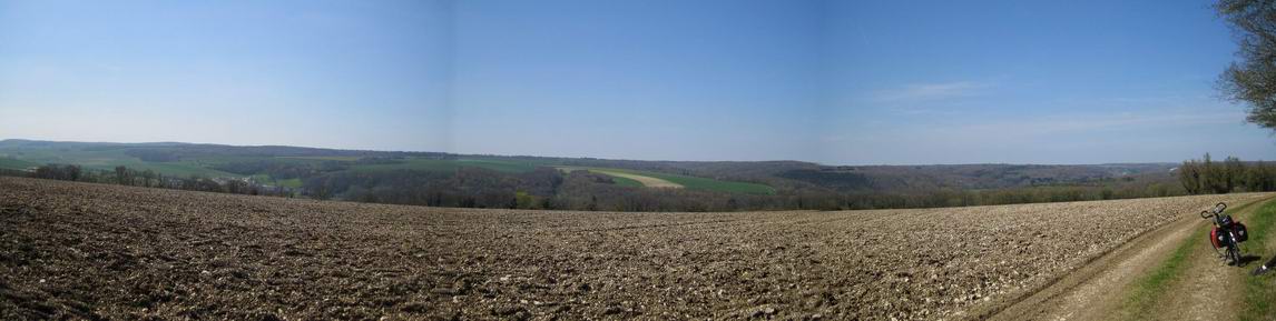 Panoramablick nach S�dwesten